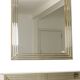 Miroir avec console argentés et dorés – Deknudt