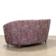 Vintage wooden fabric sofa Italy 1960s original
