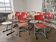 Set de 14 chaises vintages empilables