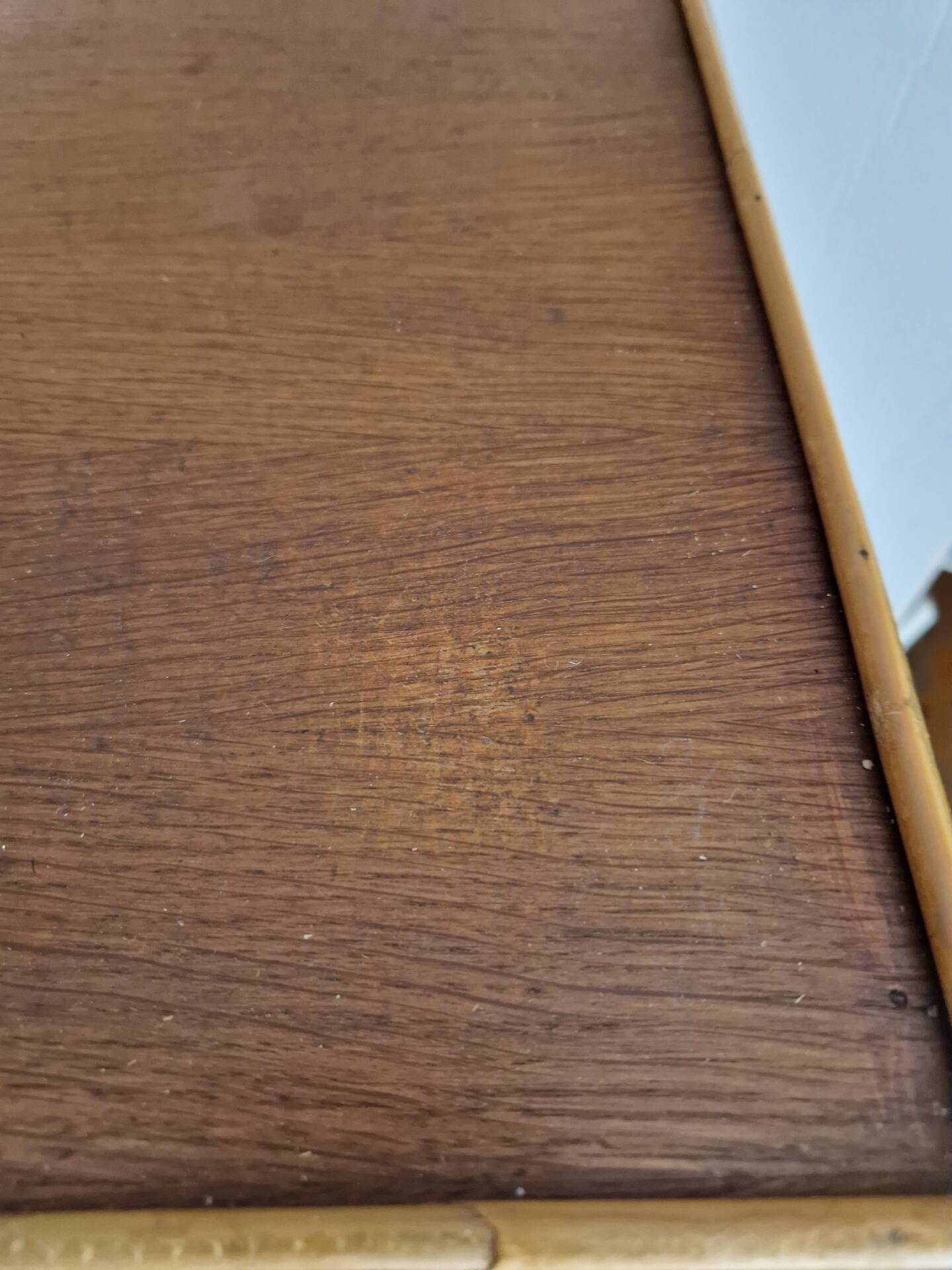 Vintage Rattan Side Table