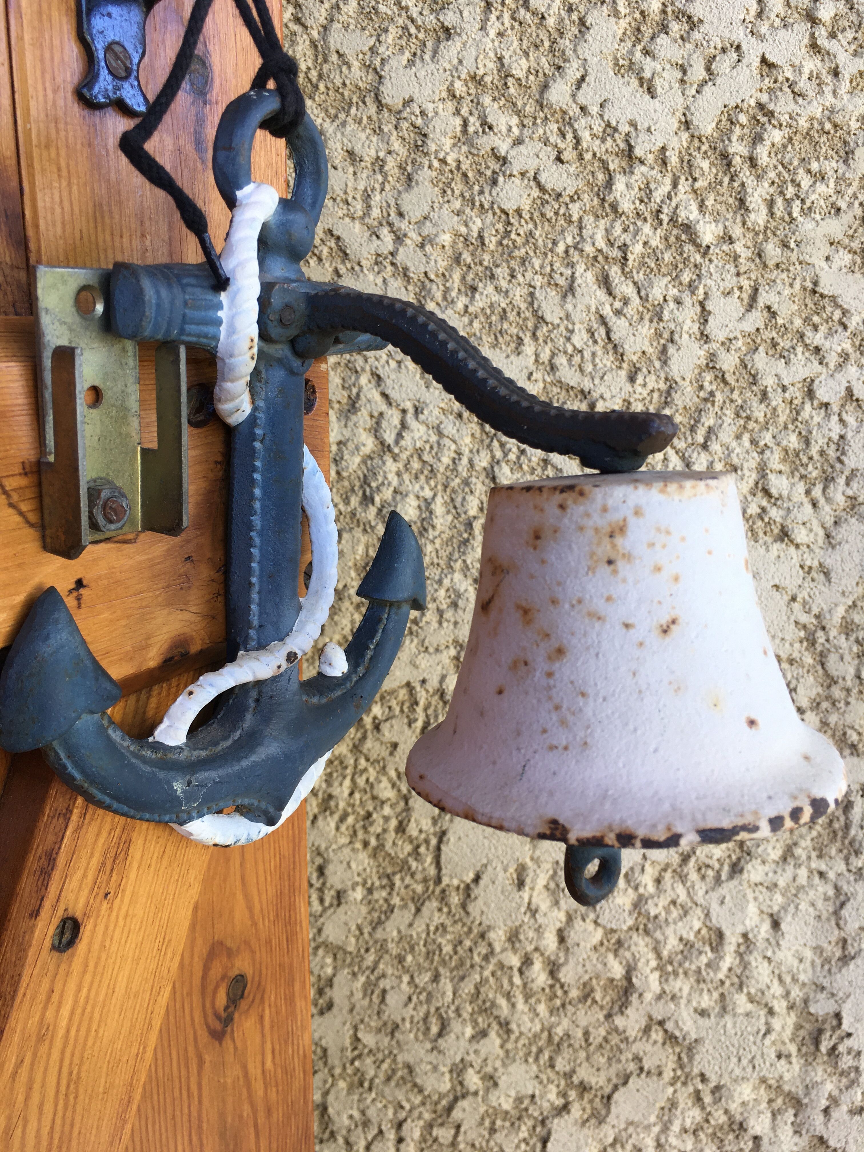 Garden bell in ironwork