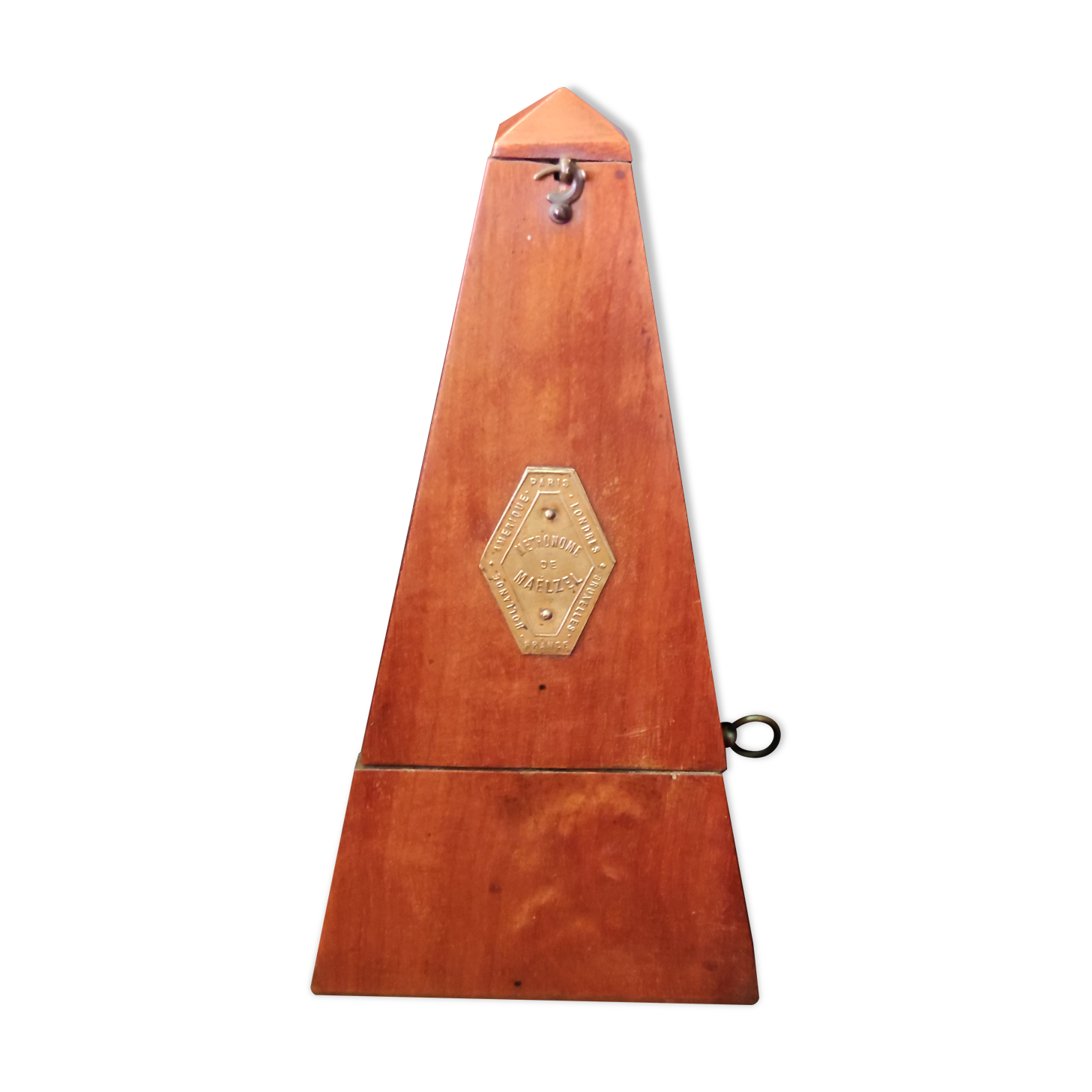 Mahogany wood metronome