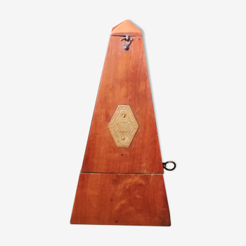 Mahogany wood metronome