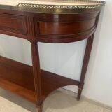 Louis XVI style mahogany console, 19th century