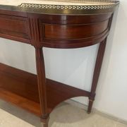 Louis XVI style mahogany console, 19th century