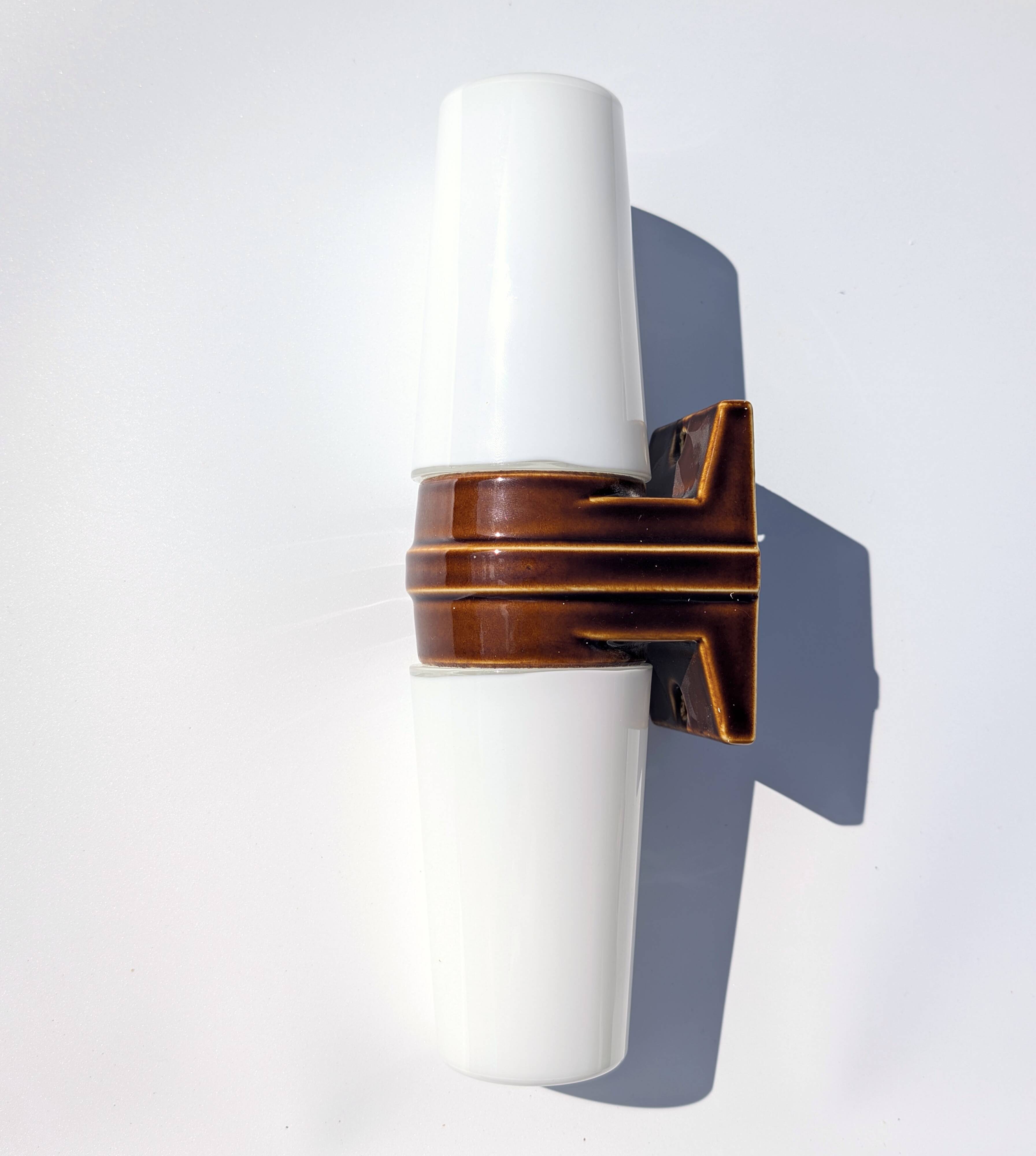 Ifö 6060 Sigvard Bernadotte - Vintage ceramic bathroom wall light