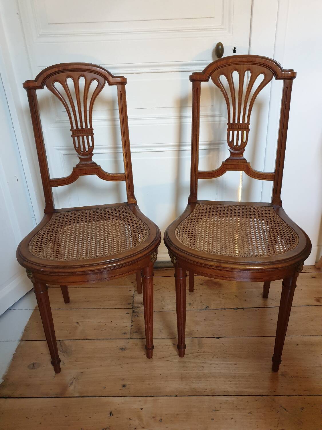 Louis XVI cane chairs