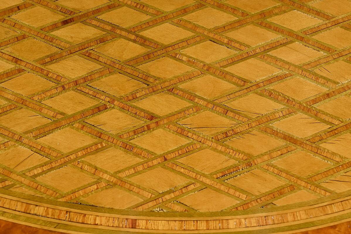 Planter in Precious Wood Marquetry, Napoleon III Period – Mid-19th Century