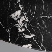 Original knoll tulip dining table 244x137 nero marquina like new!! saarinen