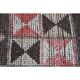 Vintage Turkish Oushak Handmade Wool Pink Brown Runner Rug 87x320