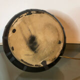 Vintage black ceramic lamp