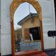 Art Deco Mirror Wood and Gold Stuk
