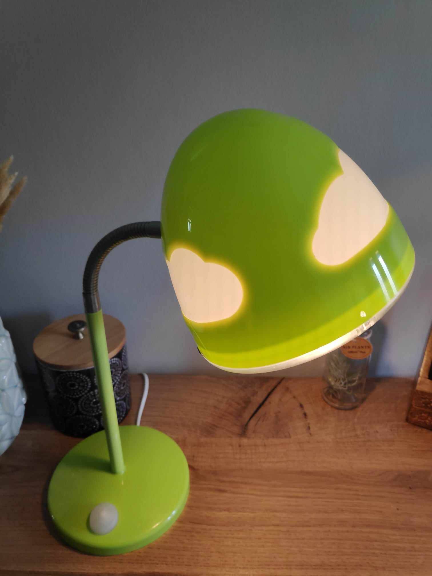 Ikea Skojig green desk lamp (L-0001)