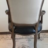 renovated Louis XV style armchair, Frida Kahlo folder