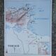 Old poster-school map Rossignol year 50 Tunisia, Algeria