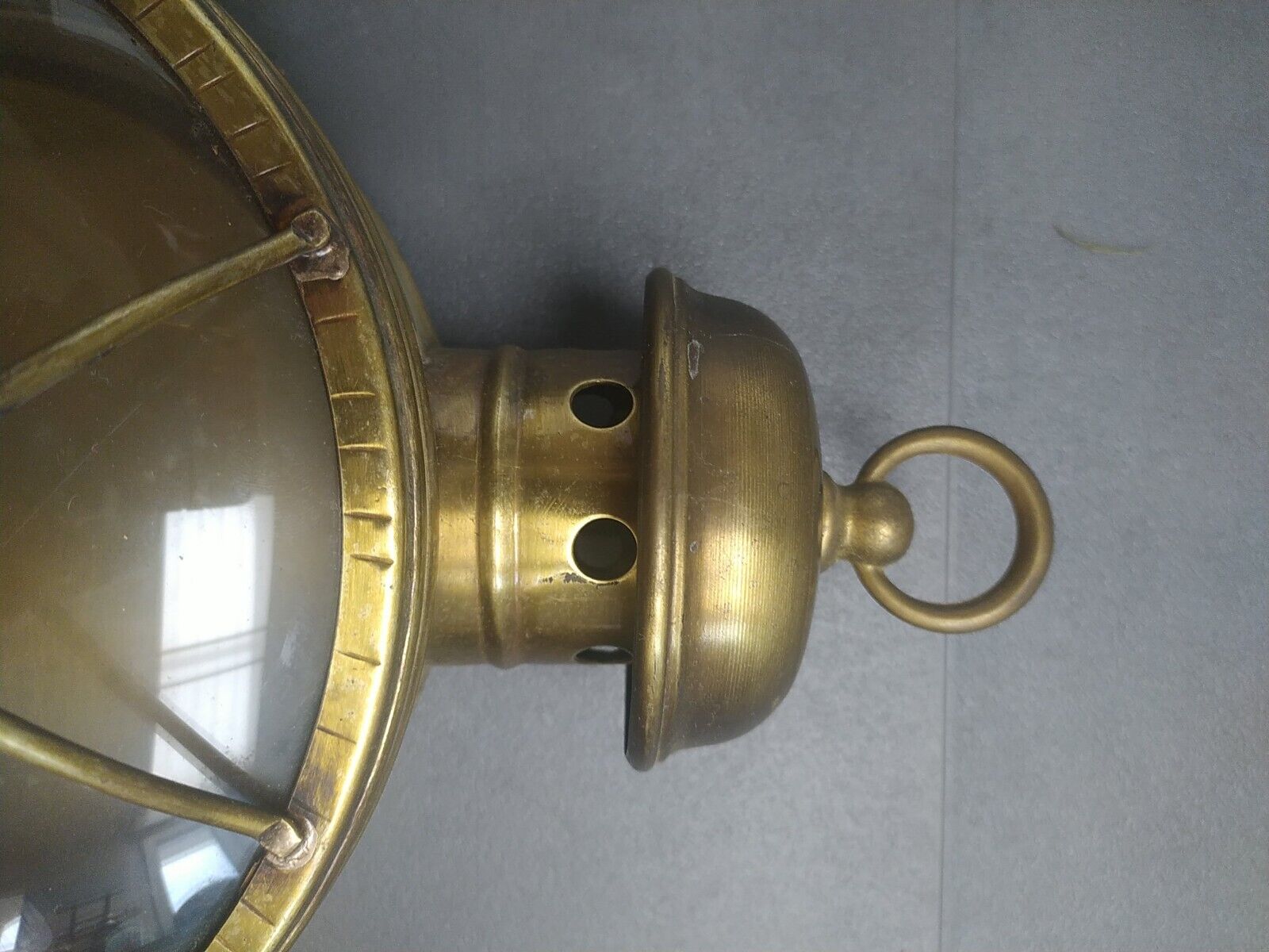 Wall sconces in brass style porthole, boat