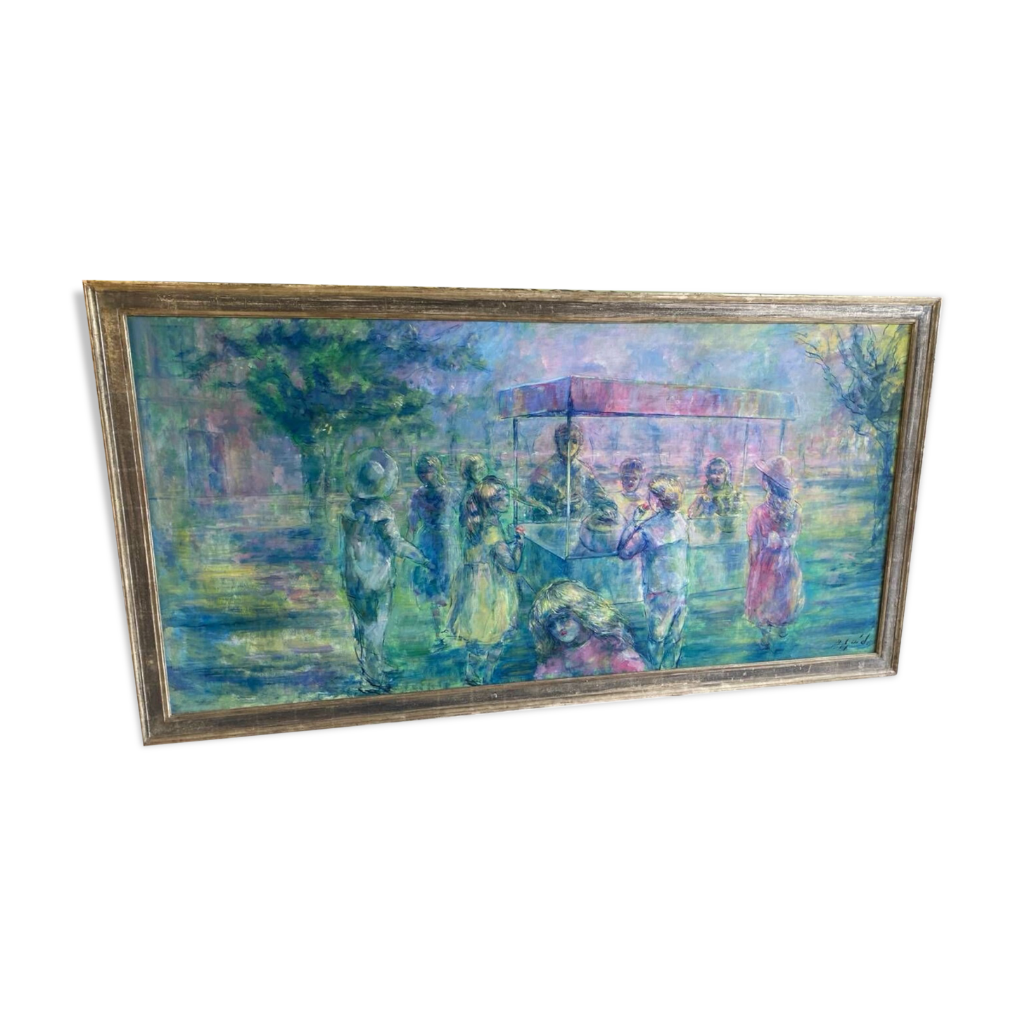 Oil painting painting