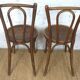 Pair of 1930s bistro chairs Thonet Kohn Fischel bentwood