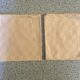 Duo de serviettes torchons 37 x 40 damassé orange melon