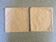 Duo of towels tea towels 37 x 40 damask orange melon