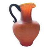 Vintage Scavo jug vase in Murano glass