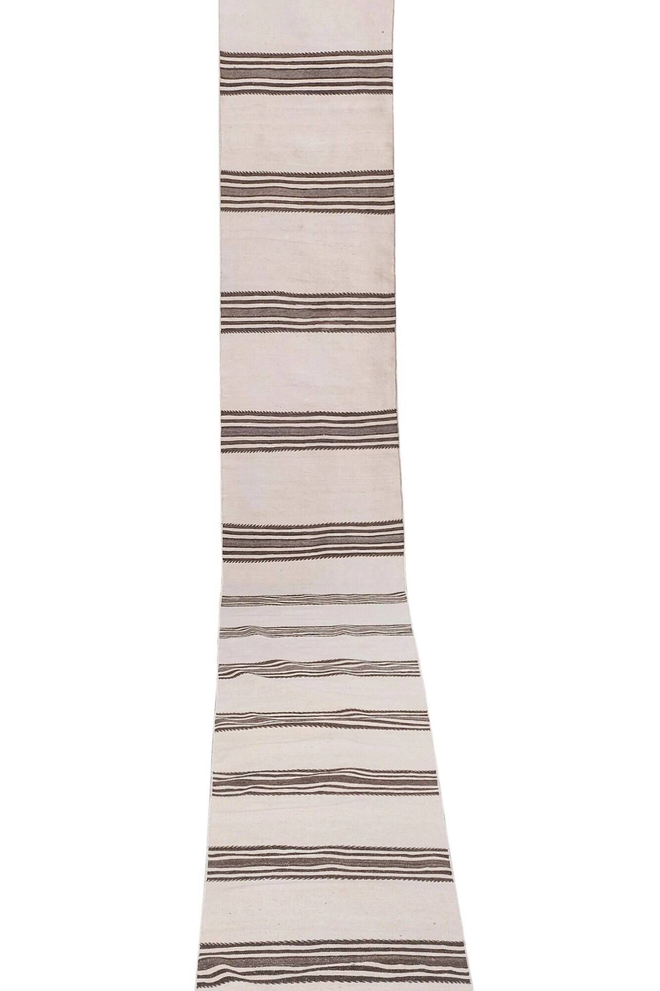 Vintage Turkish hallway rug 68x671 cm