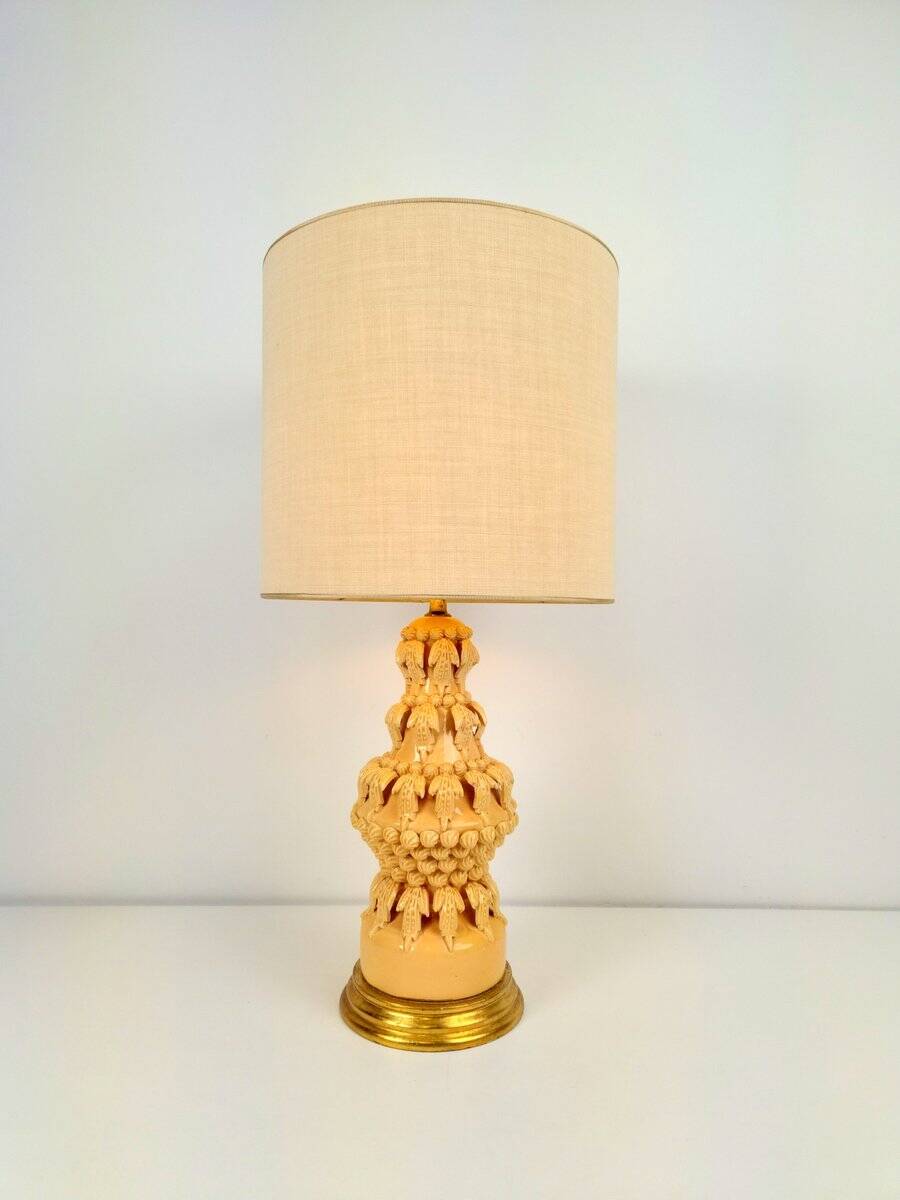 Ceramic Table Lamp by Cerámica Bondia Manises, Spain, 1960