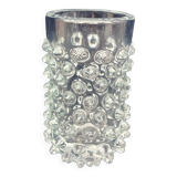 vase en verre à pointes Pavel Panek vintage