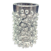 vintage Pavel Panek spiked glass vase