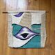 Handmade wall tapestry – eye/mountains pattern