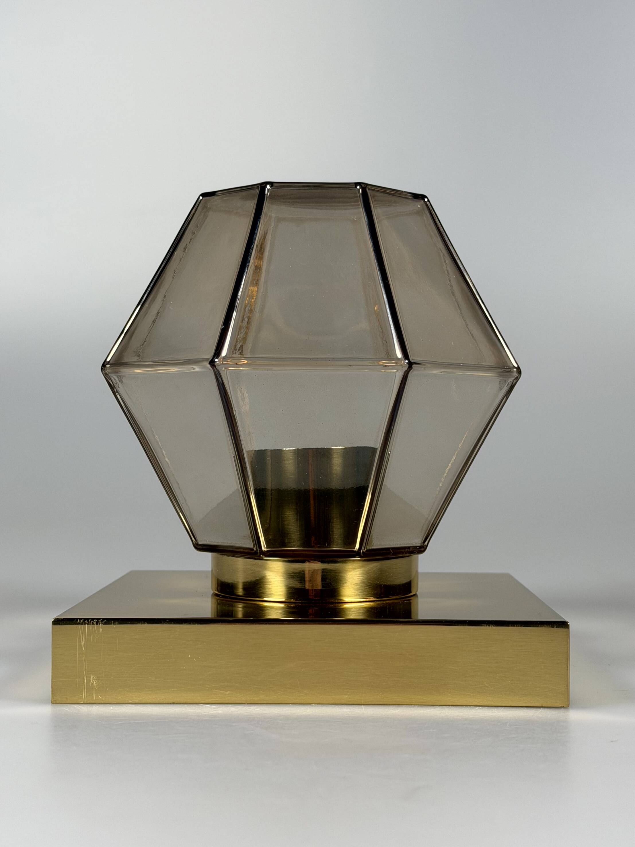 1960s 1970s Wall Sconce Wall Light from Glashütte Limburg Germany Design