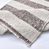 runner kilim carpet, runner wool kilim rug 207x72 cm natural wool rug