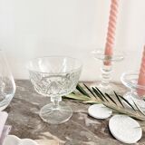 Set of 6 glasses in Champagne