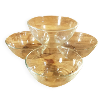 4 duralex bowls