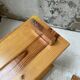 Trio d'étagères constructivistes en pin style Regain