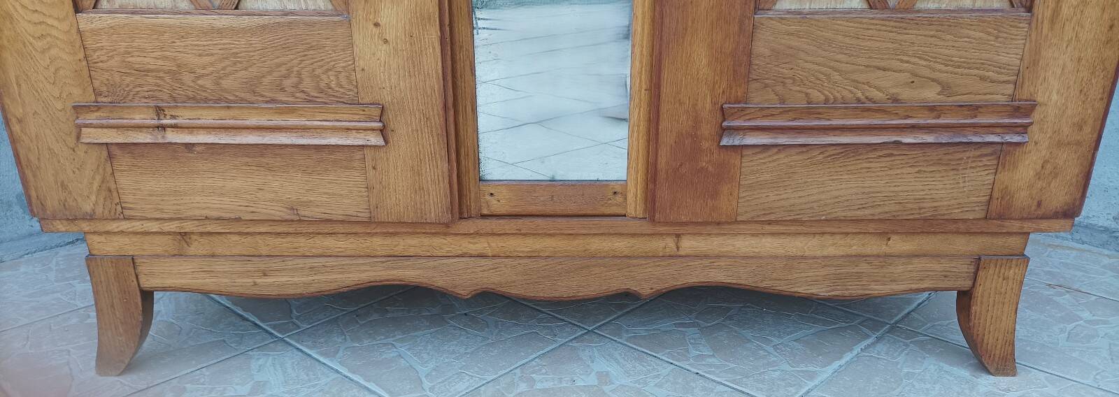 Vintage oak wardrobe