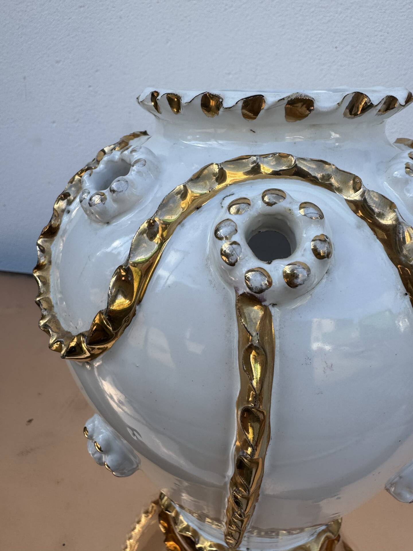 Vase pique fleurs Émile Tessier Malicorne années 50
