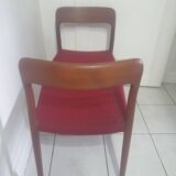 Paire de chaises modèle 75 Niels Otto Moller