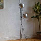 Goffredo Reggiani Lampadaire Eye ball 1970 3 lumières orientables