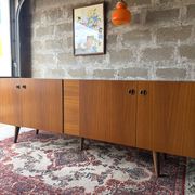 Enfilade vintage scandinave en teck, 1970