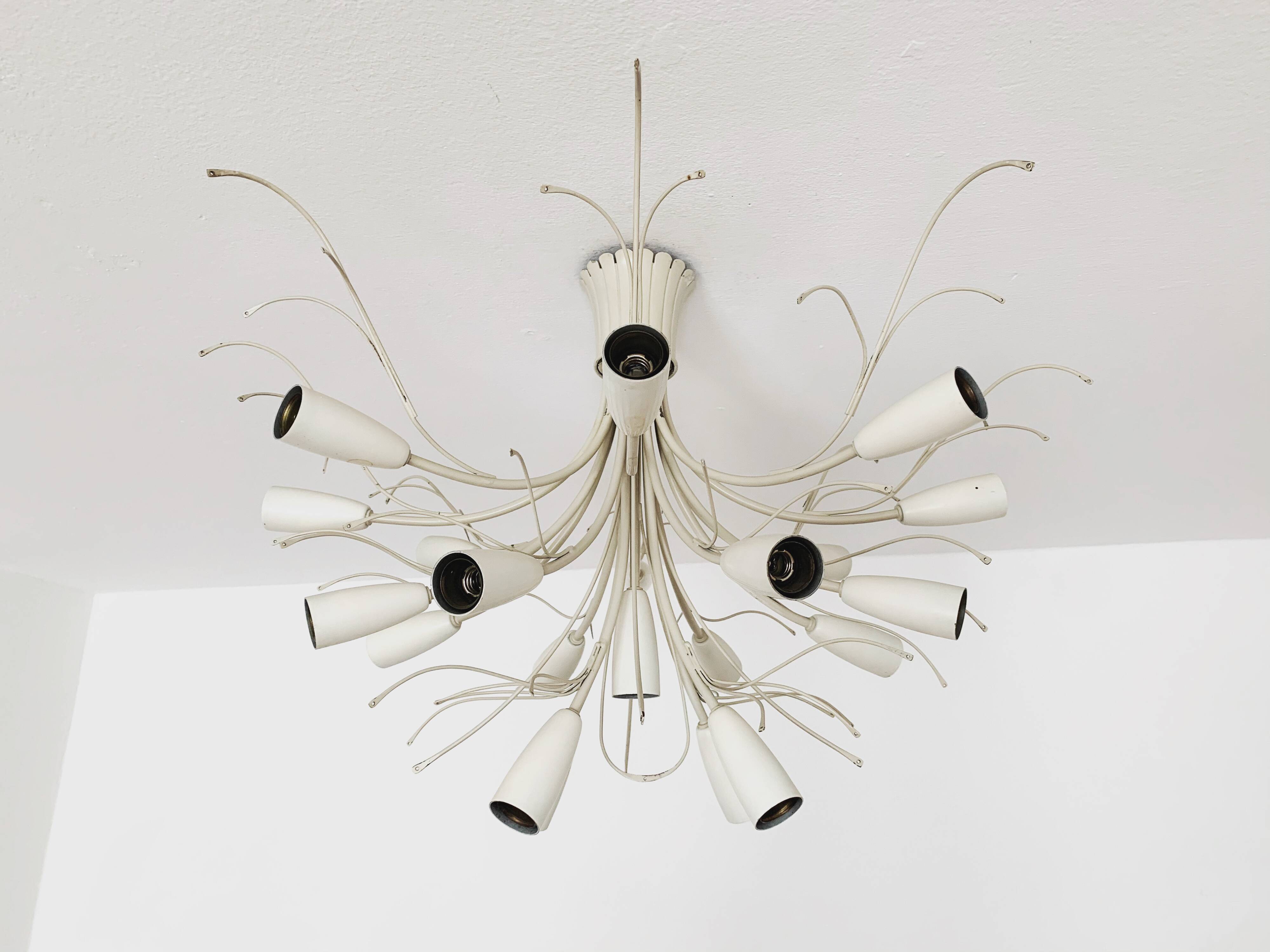 Lustre Flush en Verre Cristal par Vereinigte Werkstätten Munich