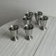 6 stainless steel mugs