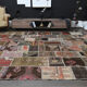 Turkish tribal patchwork rug 301x402