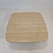 Italian coffee table in travertine 1980's