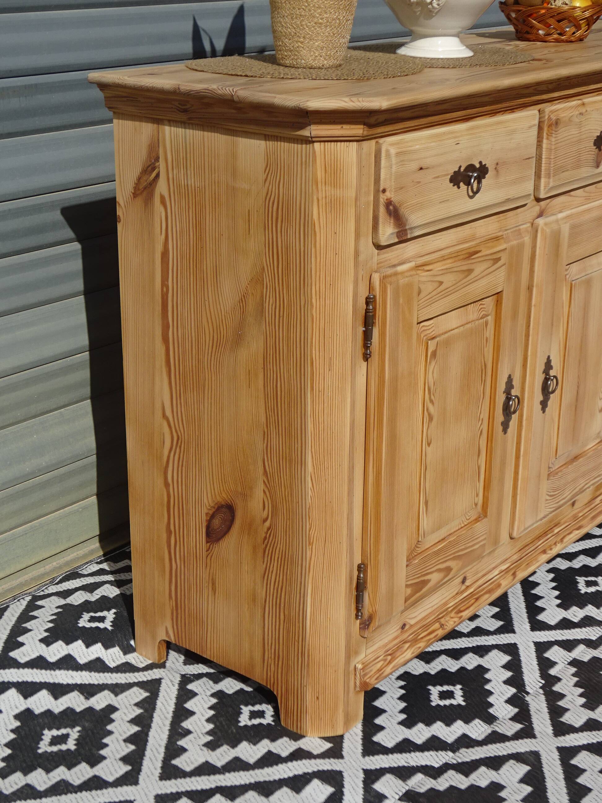 natural pine enfilade