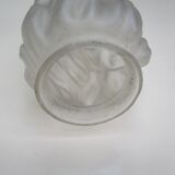 Frosted glass flame lampshade