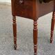 Victorian bedside table with shutters and drawers