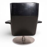 Kaufeld Siesta 62 leather lounge chair by Jacques Brule, 1960