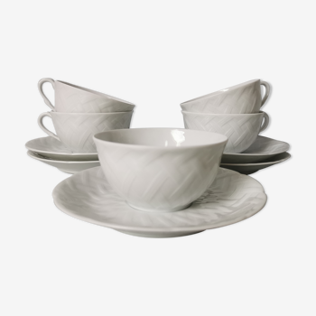 Bernardaud Limoges cups and saucers