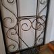 Vintage wrought iron coat rack